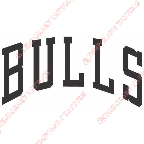 Chicago Bulls Customize Temporary Tattoos Stickers NO.939